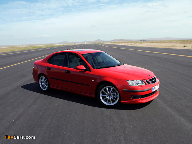 Pictures of Saab 9-3 Aero Sport Sedan 2002–07 (640 x 480)