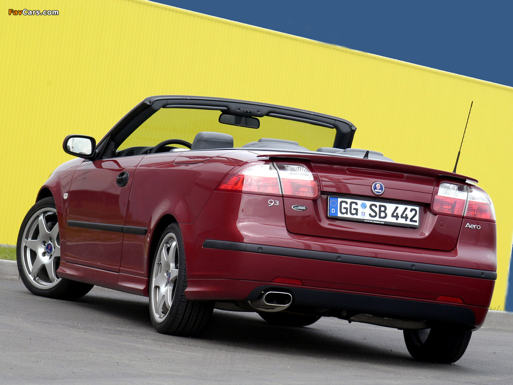 Pictures of Hirsch Saab 9-3 Aero Convertible 2003–07 (1024 x 768)