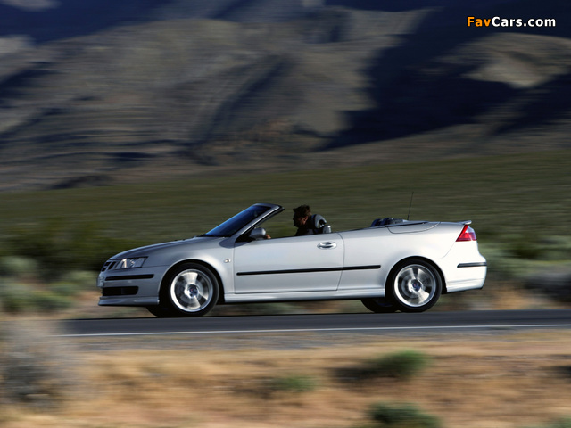 Pictures of Saab 9-3 Aero Convertible 2003–07 (640 x 480)