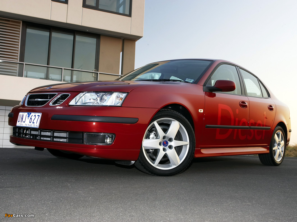 Pictures of Saab 9-3 1.9TiD Sport Sedan 2004–07 (1024 x 768)