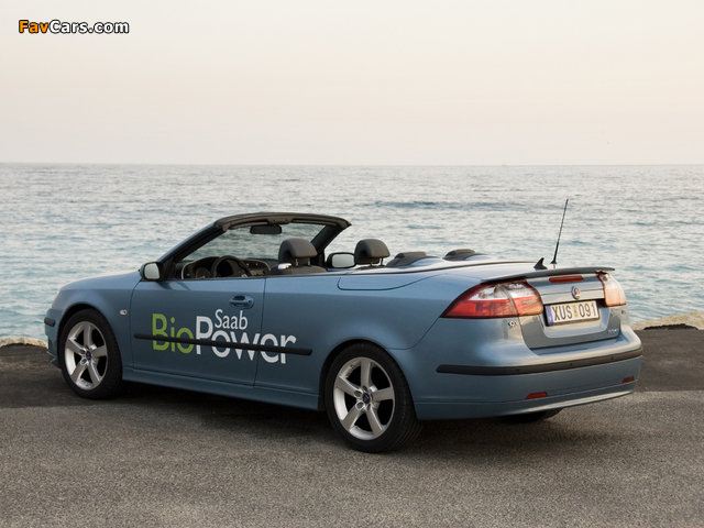 Pictures of Saab 9-3 BioPower Convertible 2006–07 (640 x 480)