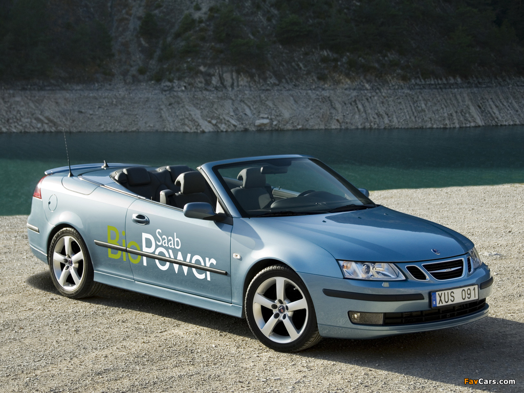 Pictures of Saab 9-3 BioPower Convertible 2006–07 (1024 x 768)