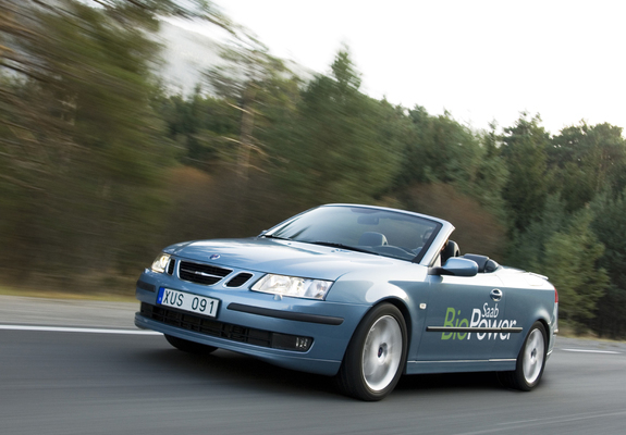 Pictures of Saab 9-3 BioPower Convertible 2006–07