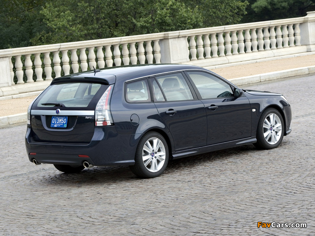 Pictures of Saab 9-3 SportCombi US-spec 2008–11 (640 x 480)