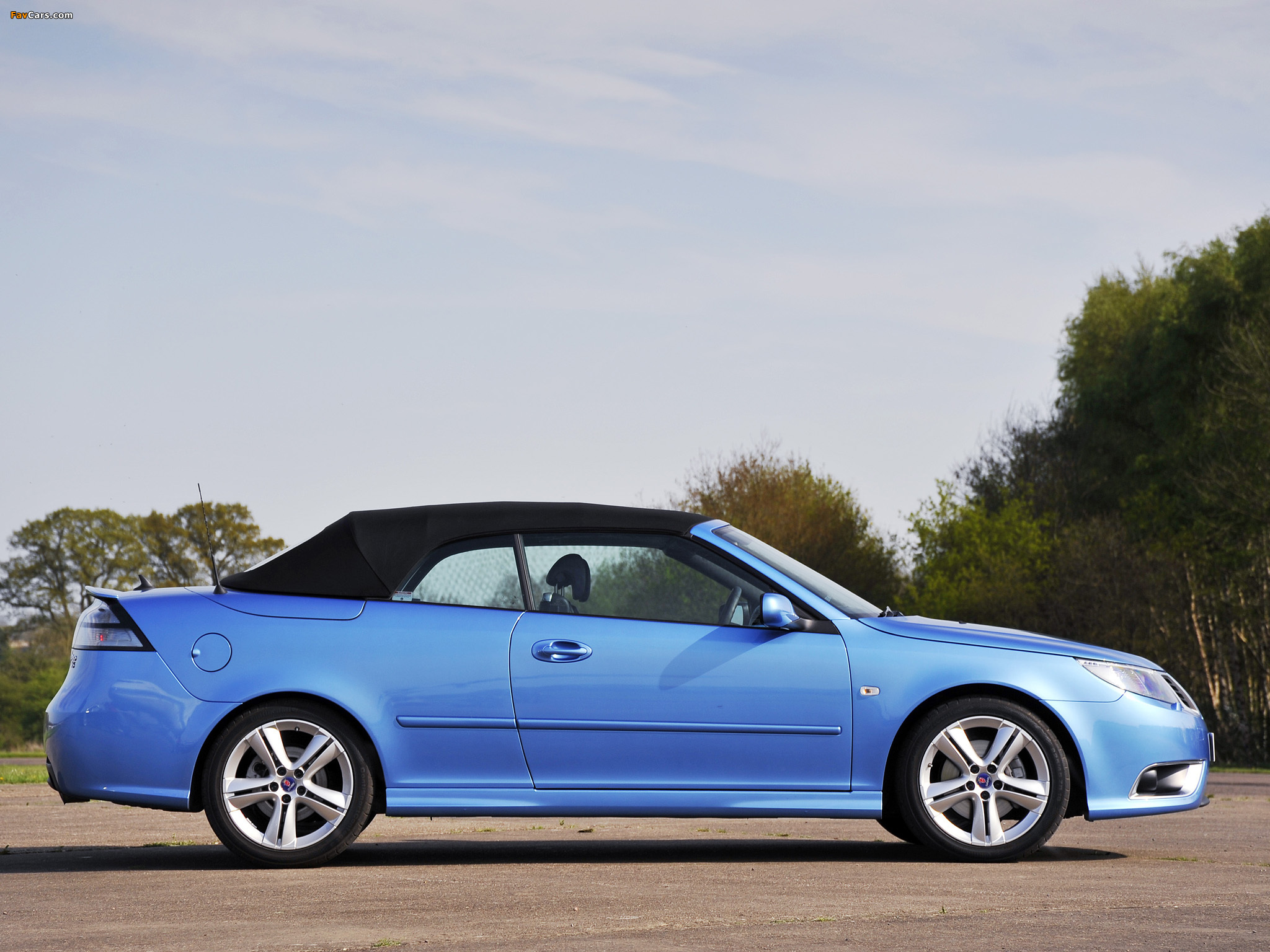 Pictures of Saab 9-3 Aero Convertible UK-spec 2008–11 (2048 x 1536)