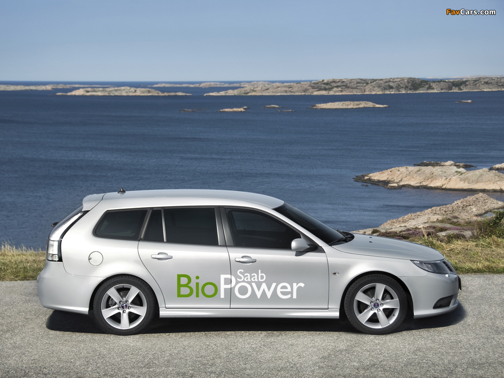 Pictures of Saab 9-3 BioPower SportCombi 2008–11 (1024 x 768)