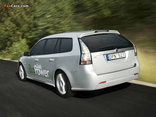 Pictures of Saab 9-3 BioPower SportCombi 2008–11 (640 x 480)