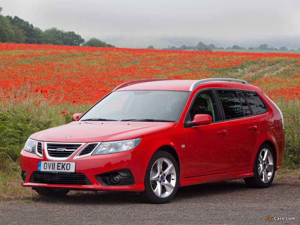 Pictures of Saab 9-3 Griffin SportCombi UK-spec 2011 (1024 x 768)