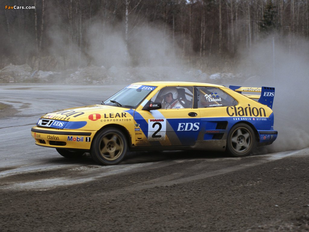 Saab 9-3 Turbo Rallycross 1998–99 images (1024 x 768)