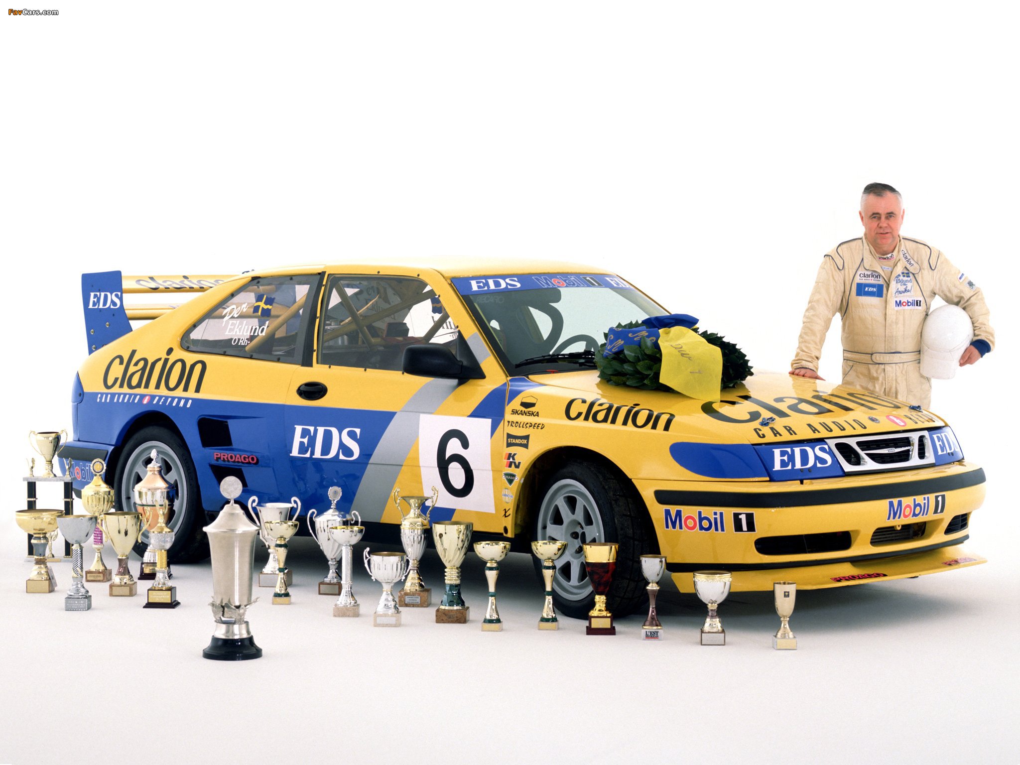 Saab 9-3 Turbo Rallycross 1998–99 photos (2048 x 1536)
