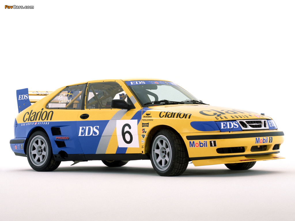 Saab 9-3 Turbo Rallycross 1998–99 photos (1024 x 768)