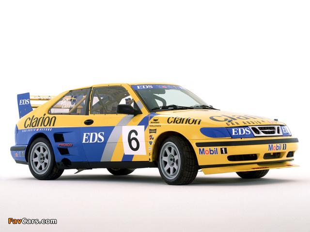 Saab 9-3 Turbo Rallycross 1998–99 photos (640 x 480)