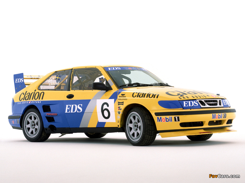 Saab 9-3 Turbo Rallycross 1998–99 photos (800 x 600)
