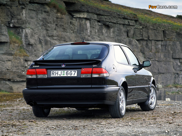 Saab 9-3 Coupe 1998–2002 pictures (640 x 480)