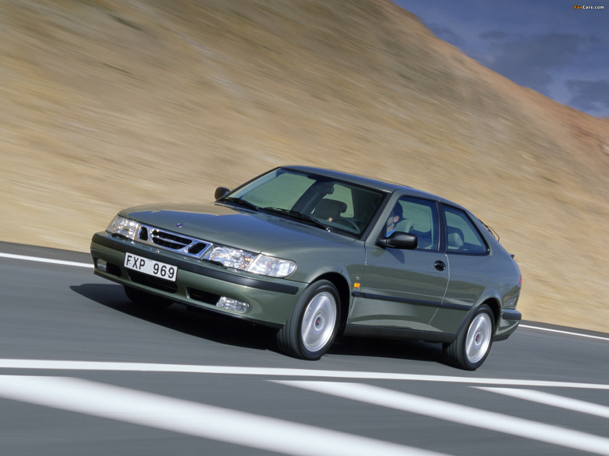 Saab 9-3 Coupe 1998–2002 pictures (2048 x 1536)