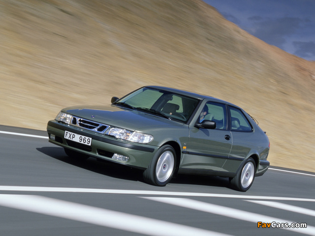 Saab 9-3 Coupe 1998–2002 pictures (640 x 480)