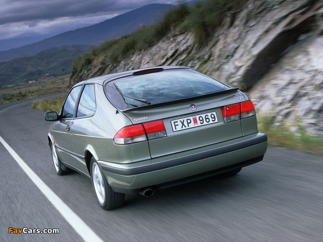 Saab 9-3 Coupe 1998–2002 pictures (640 x 480)