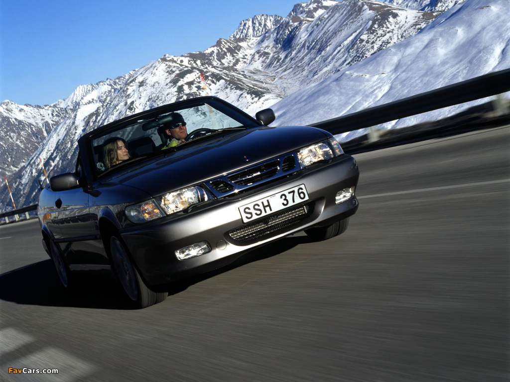 Saab 9-3 Aero Convertible 1999–2003 images (1024 x 768)