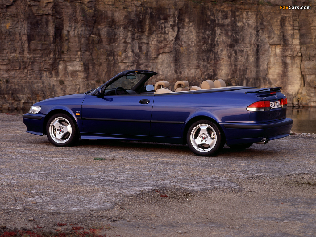 Saab 9-3 Aero Convertible 1999–2003 images (1024 x 768)