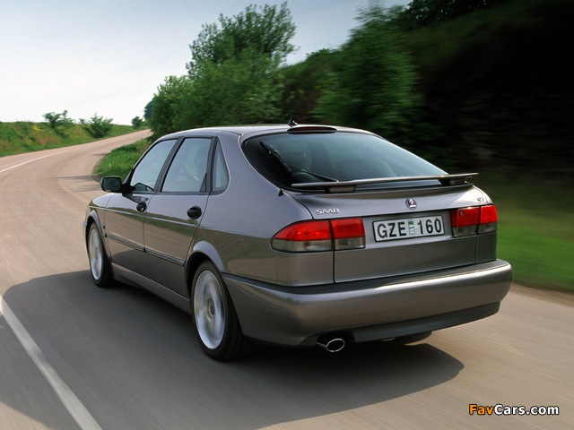 Saab 9-3 Aero 1999–2001 photos (640 x 480)