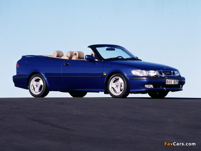 Saab 9-3 Aero Convertible 1999–2003 photos (640 x 480)