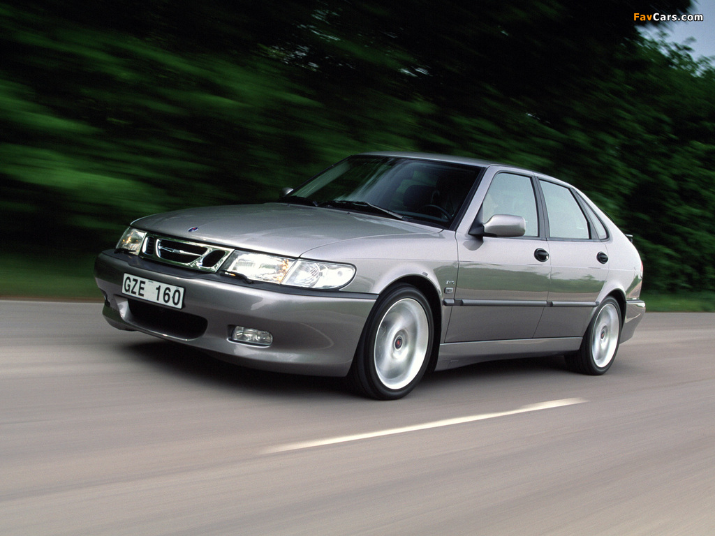 Saab 9-3 Aero 1999–2001 photos (1024 x 768)