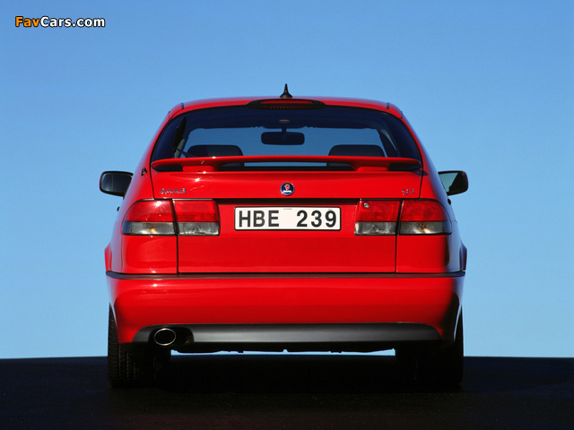 Saab 9-3 Aero Coupe 1999–2002 pictures (640 x 480)