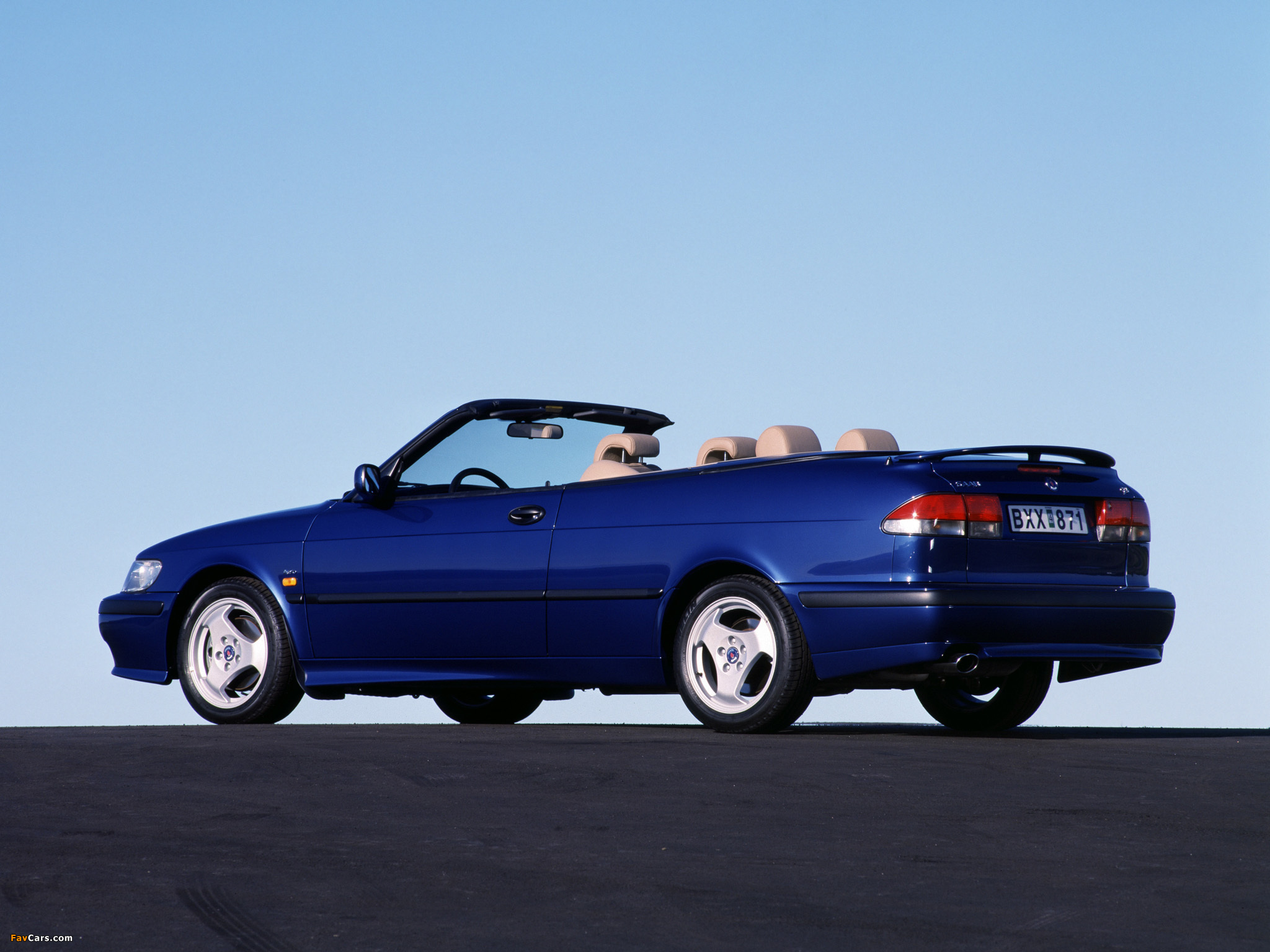 Saab 9-3 Aero Convertible 1999–2003 pictures (2048 x 1536)