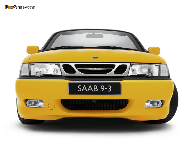 Saab 9-3 Aero Convertible 1999–2003 wallpapers (640 x 480)