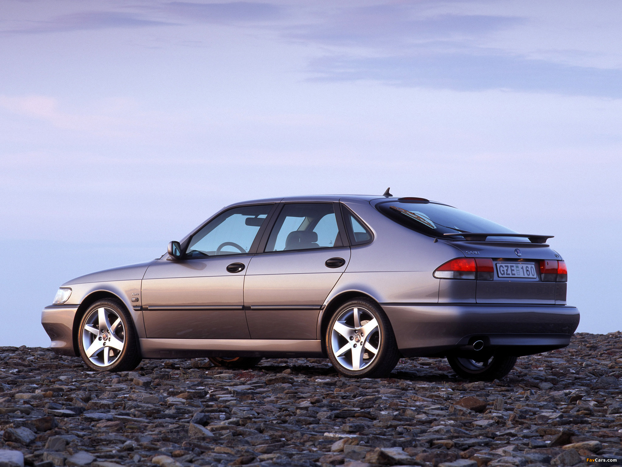 Saab 9-3 Aero 1999–2001 wallpapers (2048 x 1536)