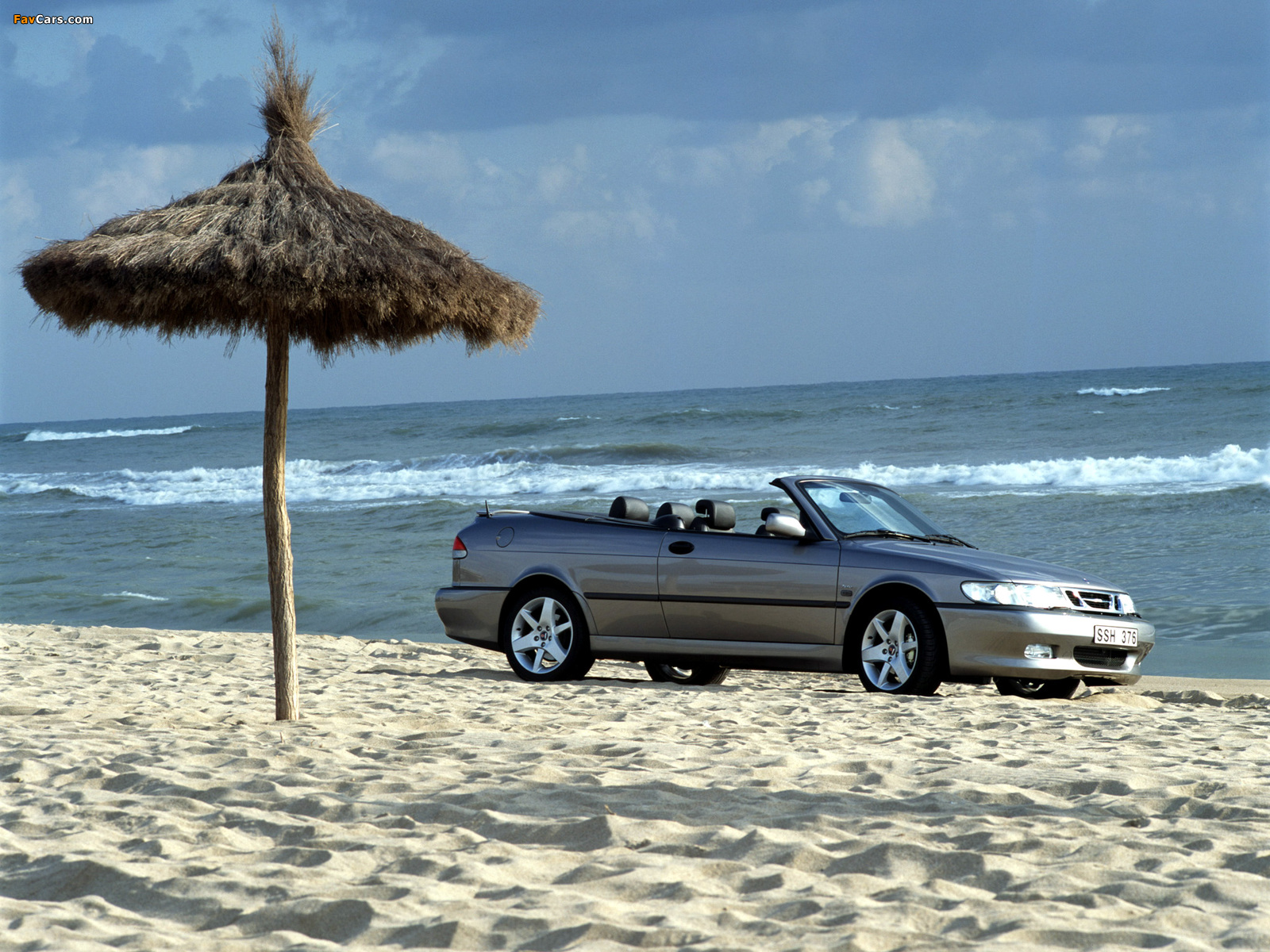 Saab 9-3 Aero Convertible 1999–2003 wallpapers (1600 x 1200)