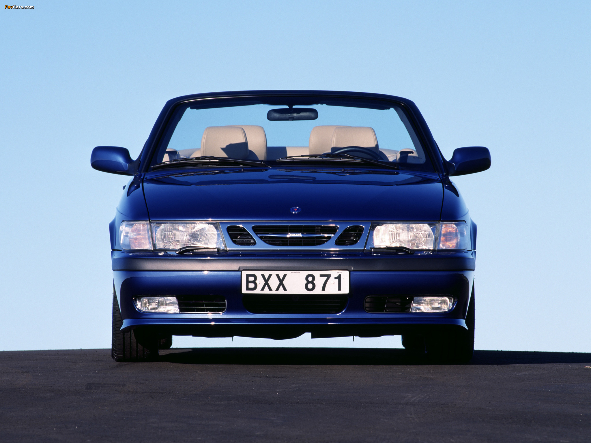 Saab 9-3 Aero Convertible 1999–2003 wallpapers (2048 x 1536)