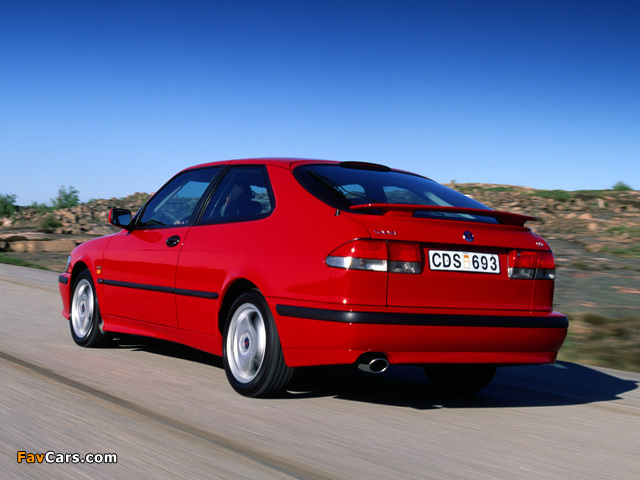 Saab 9-3 Aero Coupe 1999–2002 wallpapers (640 x 480)