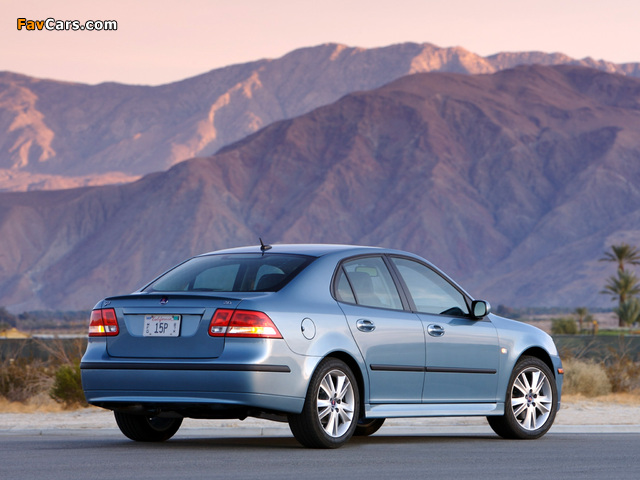 Saab 9-3 Sport Sedan US-spec 2002–07 photos (640 x 480)