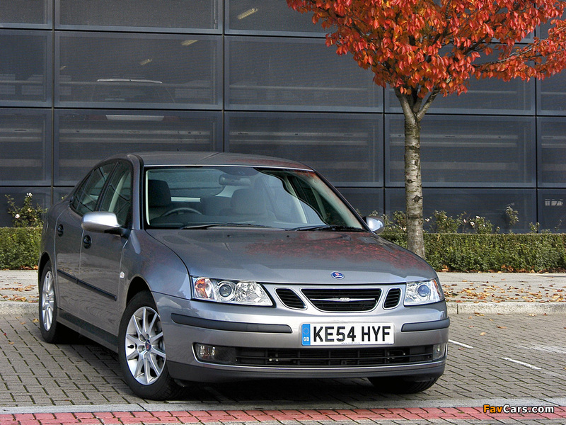 Saab 9-3 Sport Sedan 1.8t UK-spec 2002–07 pictures (800 x 600)