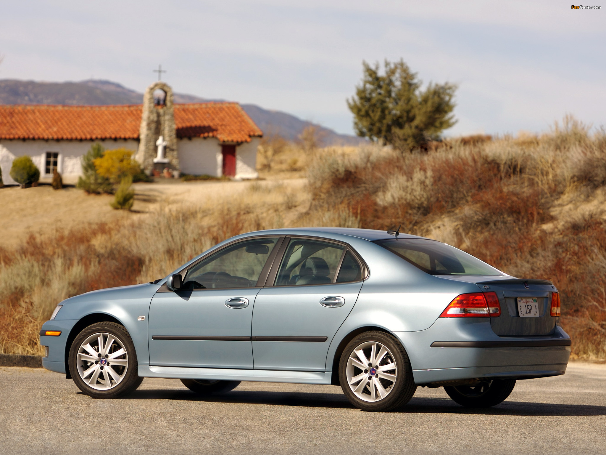 Saab 9-3 Sport Sedan US-spec 2002–07 wallpapers (2048 x 1536)