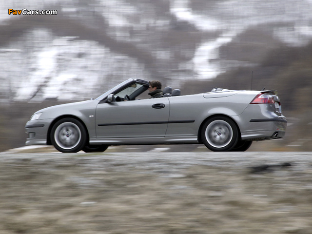 Saab 9-3 Aero Convertible 2003–07 images (640 x 480)