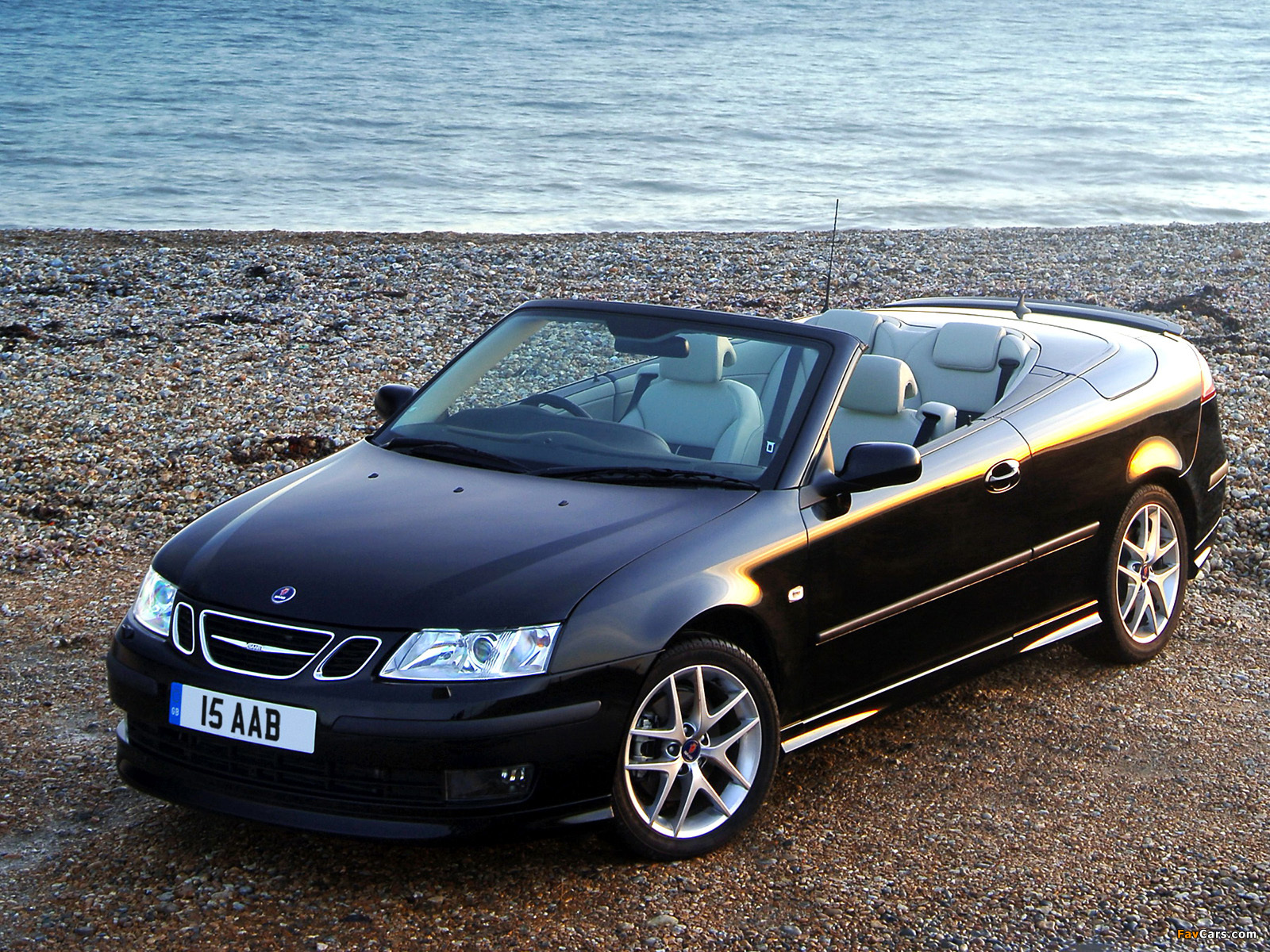 Saab 9-3 Aero Convertible UK-spec 2003–07 images (1600 x 1200)