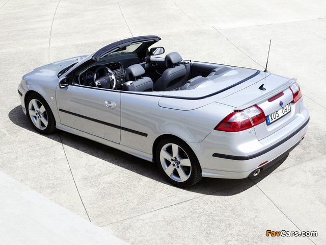 Saab 9-3 Aero Convertible 2003–07 images (640 x 480)