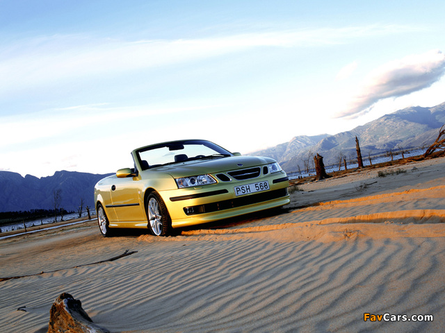 Saab 9-3 Aero Convertible 2003–07 photos (640 x 480)