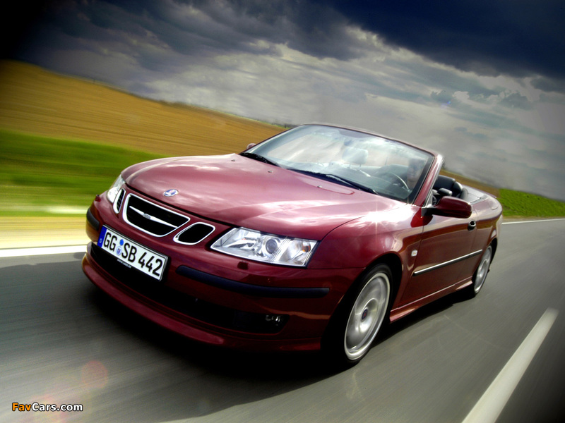 Hirsch Saab 9-3 Aero Convertible 2003–07 photos (800 x 600)