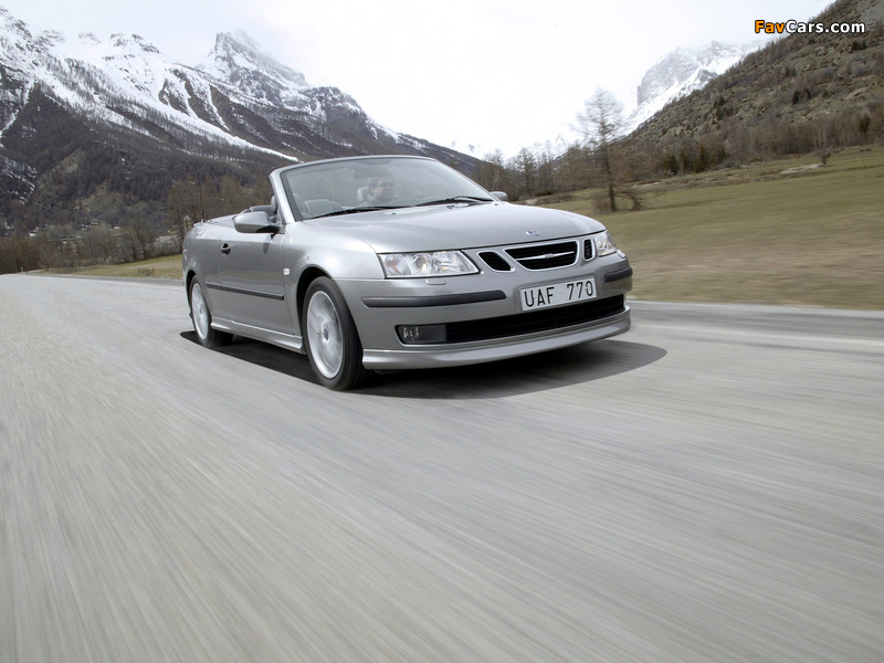 Saab 9-3 Aero Convertible 2003–07 pictures (800 x 600)