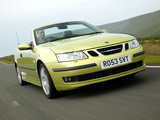Saab 9-3 1.8t Convertible UK-spec 2003–07 pictures