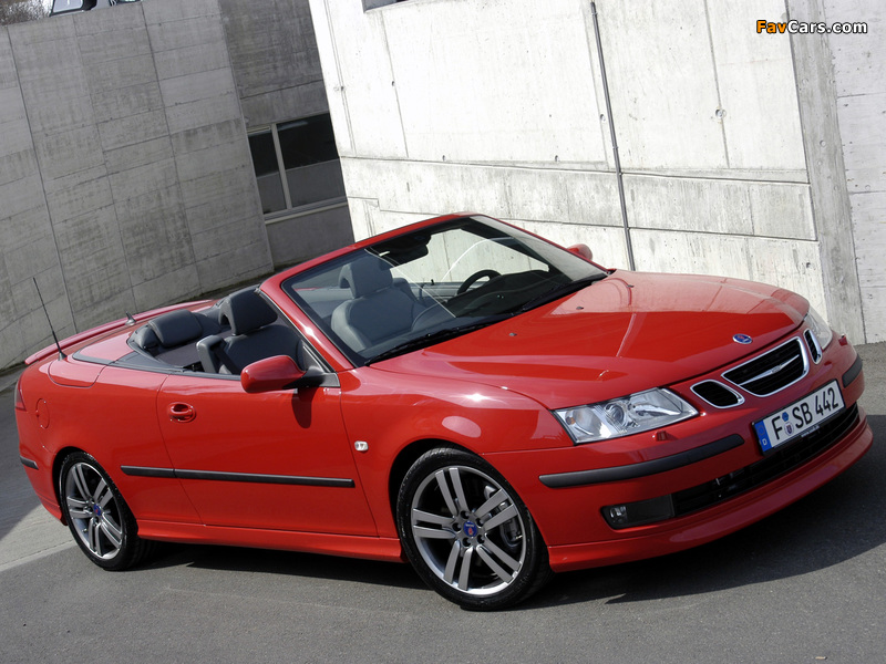 Hirsch Saab 9-3 Aero Convertible 2003–07 pictures (800 x 600)