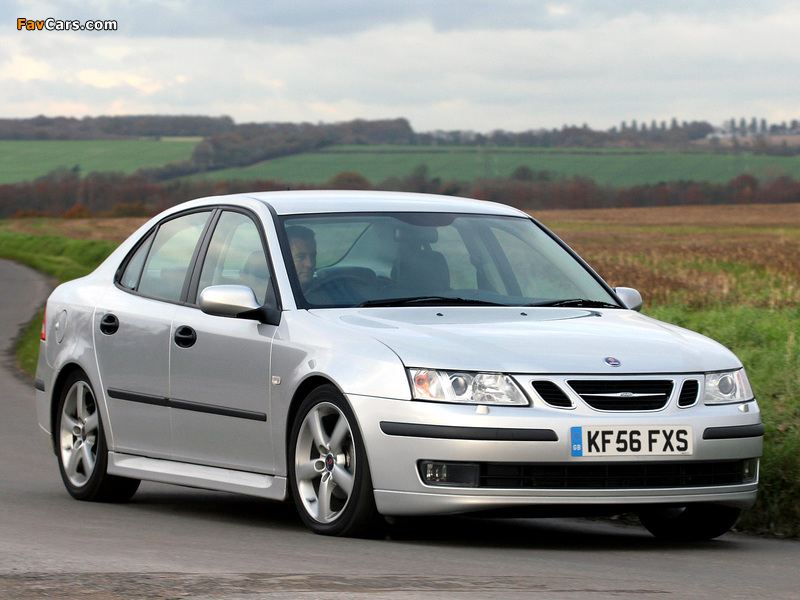 Saab 9-3 1.9TiD Sport Sedan UK-spec 2004–07 images (800 x 600)