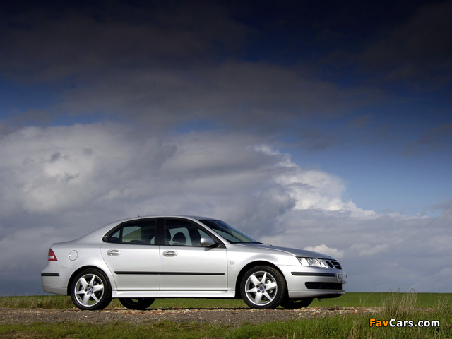 Saab 9-3 1.9TiD Sport Sedan UK-spec 2004–07 pictures (640 x 480)