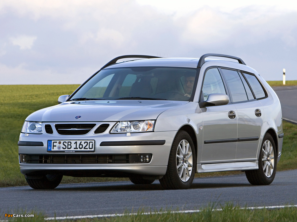 Saab 9-3 SportCombi 2005–07 photos (1024 x 768)