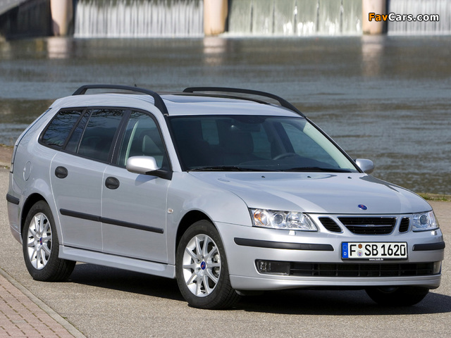 Saab 9-3 SportCombi 2005–07 photos (640 x 480)