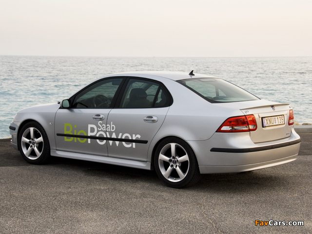 Saab 9-3 Sport Sedan BioPower 2006–07 images (640 x 480)