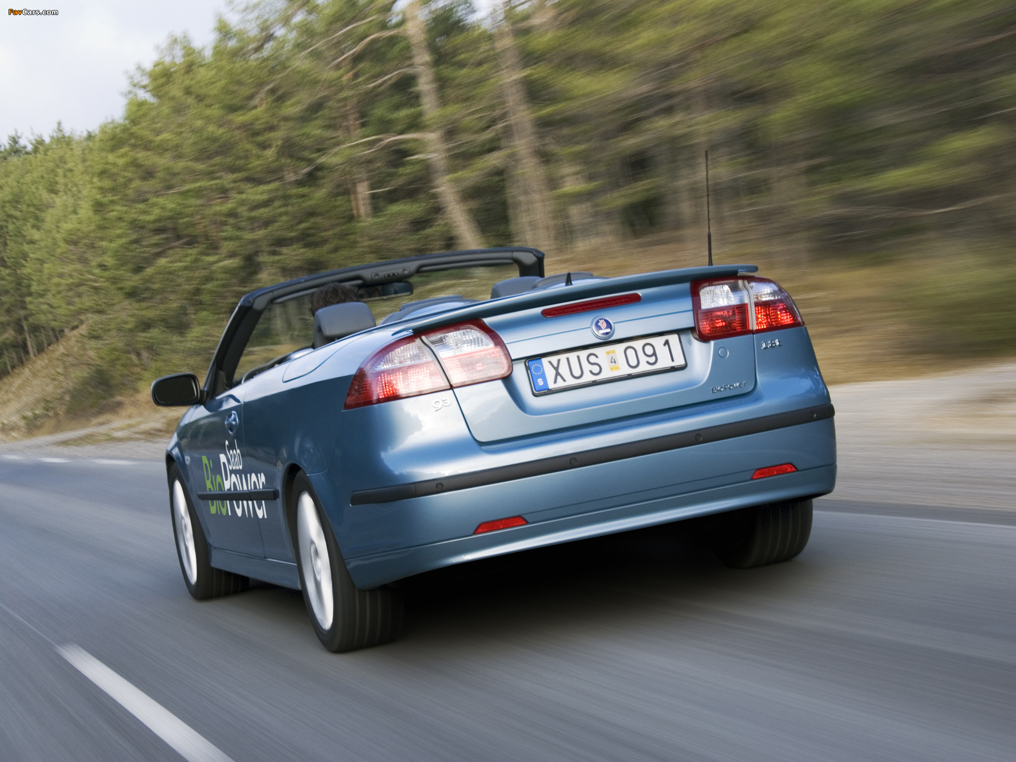 Saab 9-3 BioPower Convertible 2006–07 images (2048 x 1536)